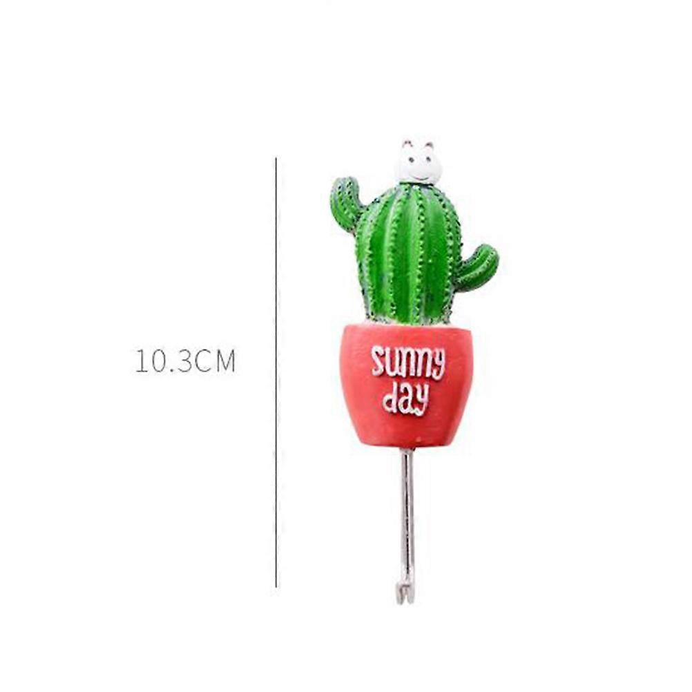 Wall Hook Adhesive Hook Stainless Shape Resin Hanger 3Pcs