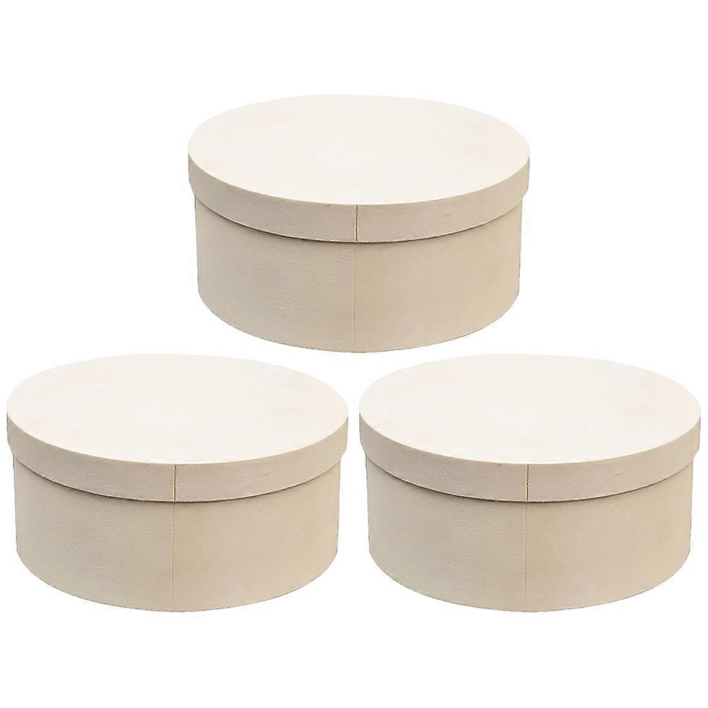 Compact Wood Cake Box Egg Cake Box for 3Pcs Dessert Packing