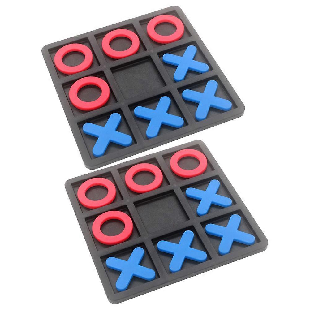 Chess Plastic Board Game for Kids 2Sets Educational Interactive Toy