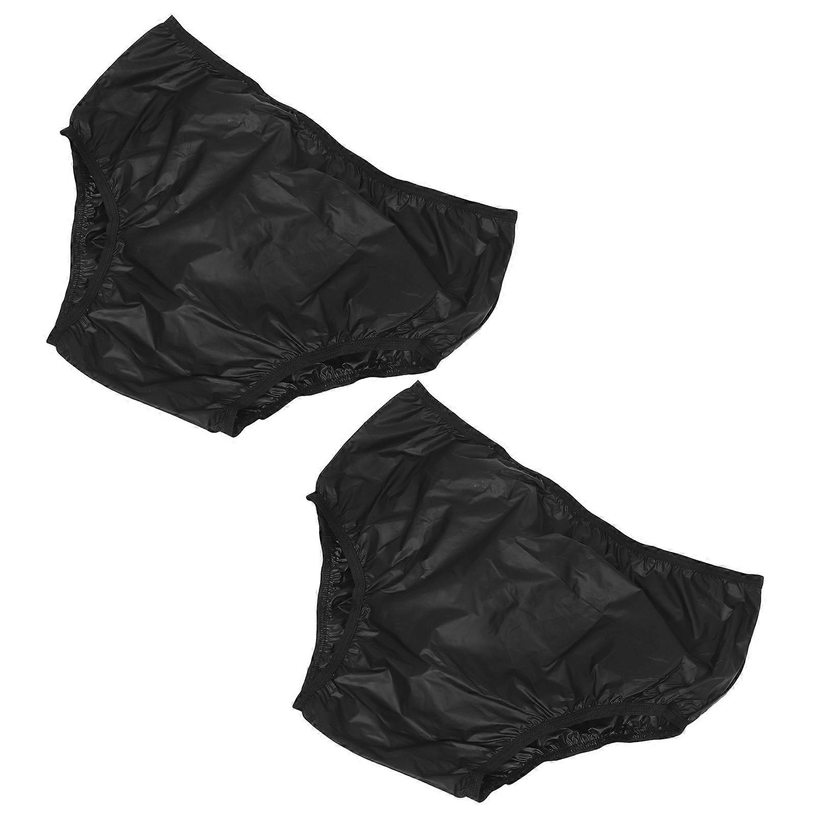 Waterproof Adult Diaper Covers for Leakproof Function 2Pcs Reusable Cover