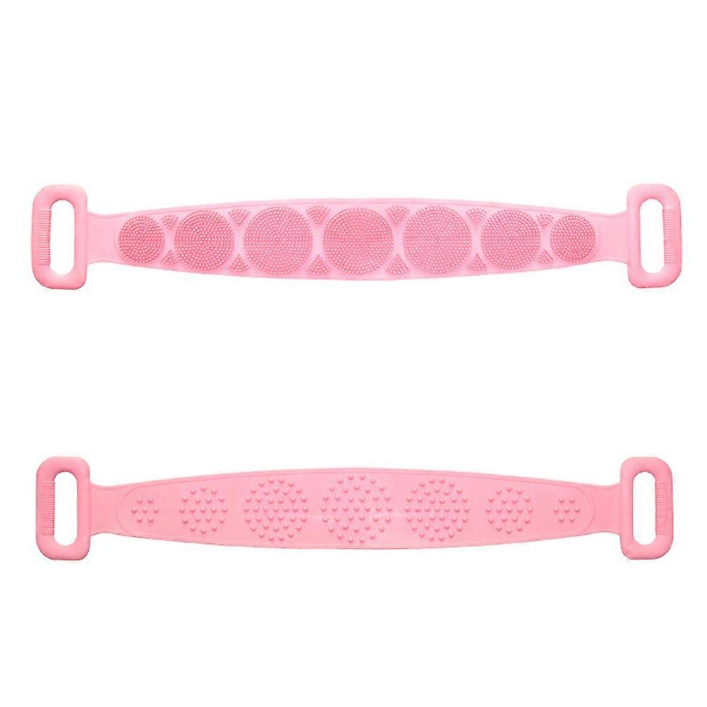 Silicone Long Bath Scrubber Exfoliating Body Scrubber for Bath 4Pcs