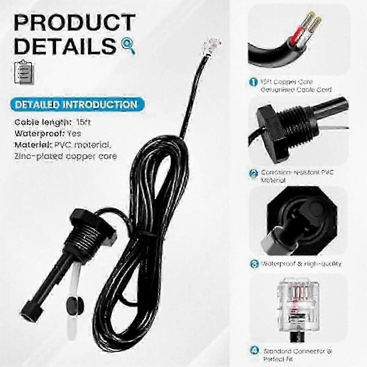 2025 Flow Switch Assembly Compatible with Hayward Goldline Salt Chlorination System - GLX-FLO Replacement Part