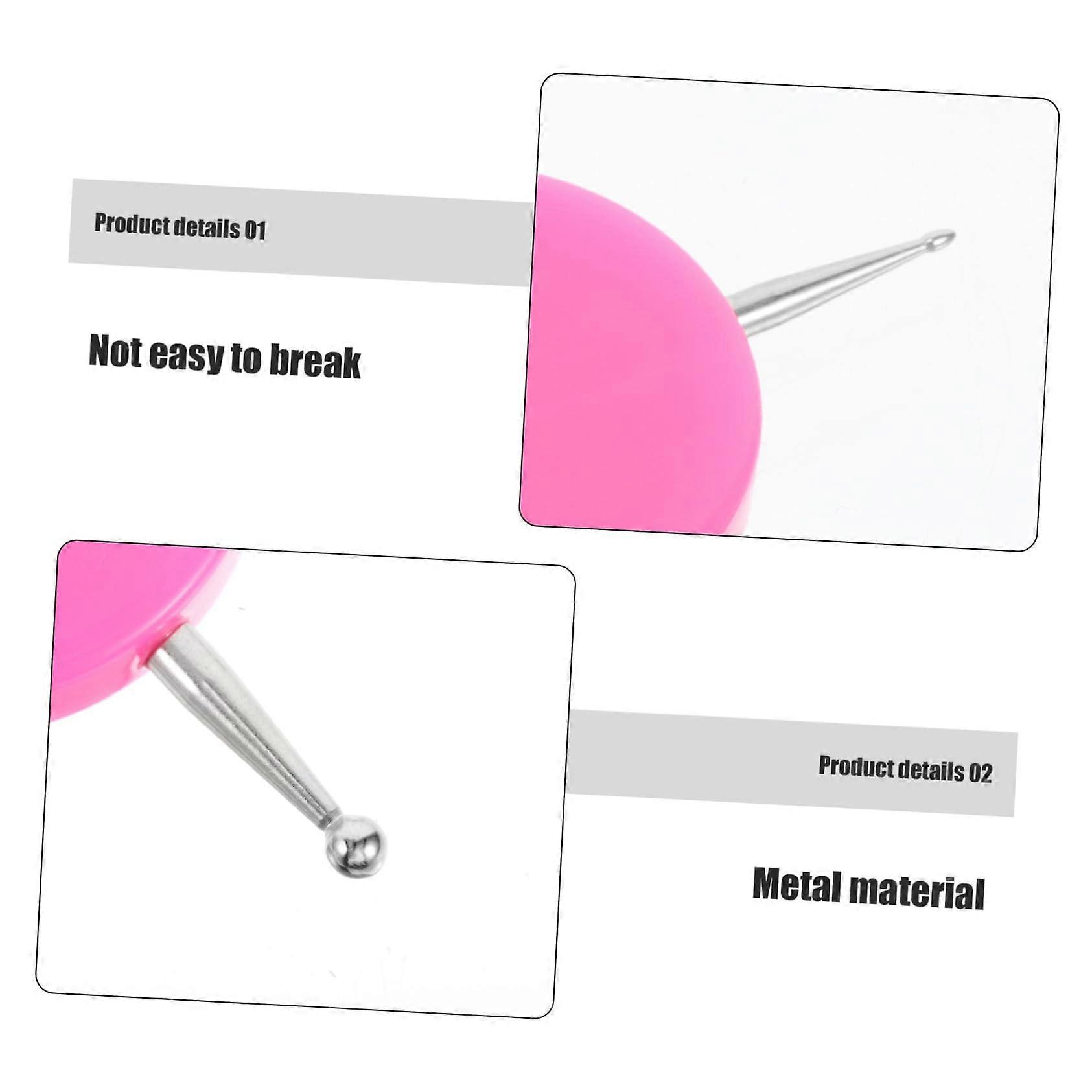 Nail Art Dotting Tool Set with Precision Pen, Interchangeable Needle Sizes for Manicure and Salon