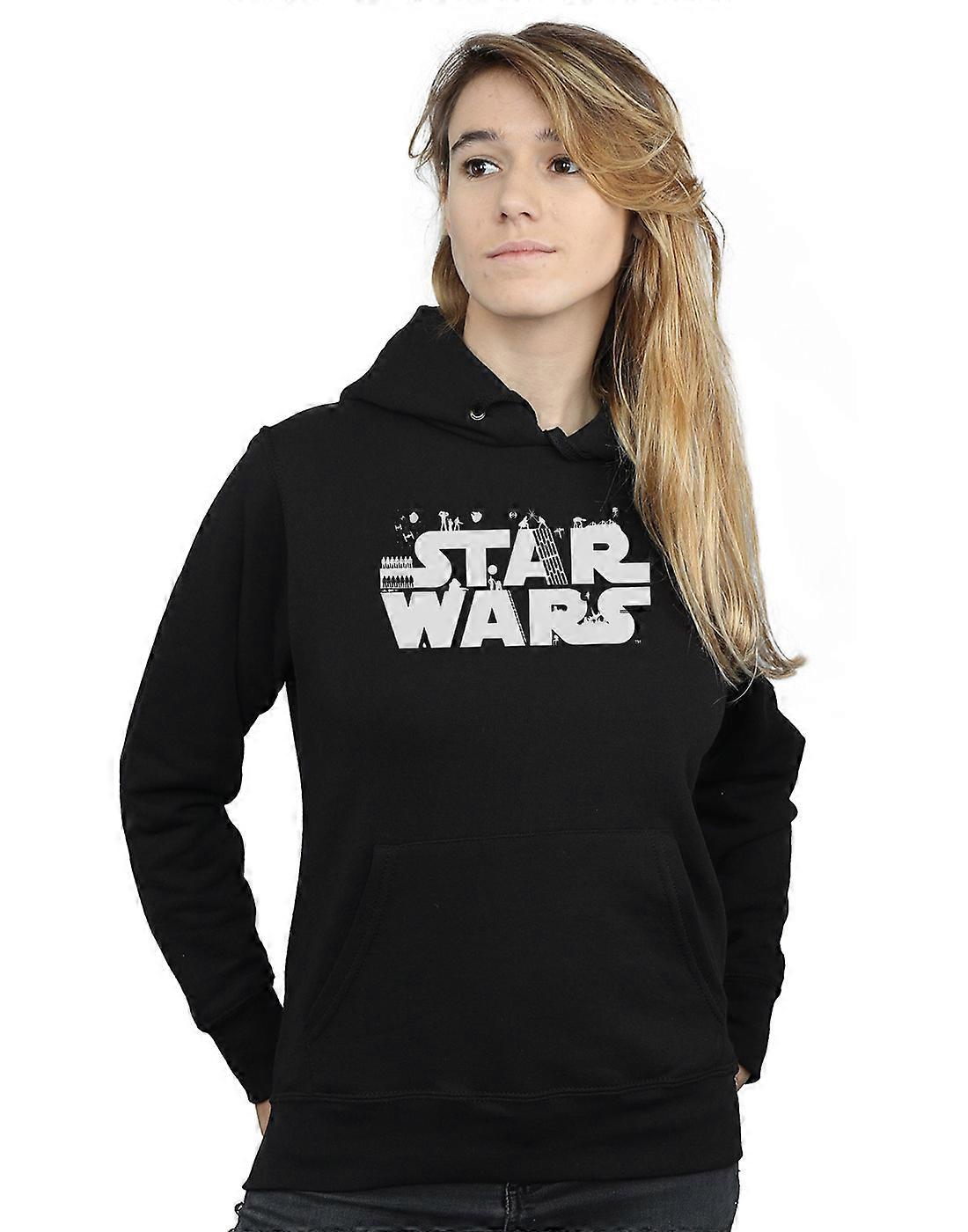 Star Wars kvinners minimalistisk Logo Hettegenser