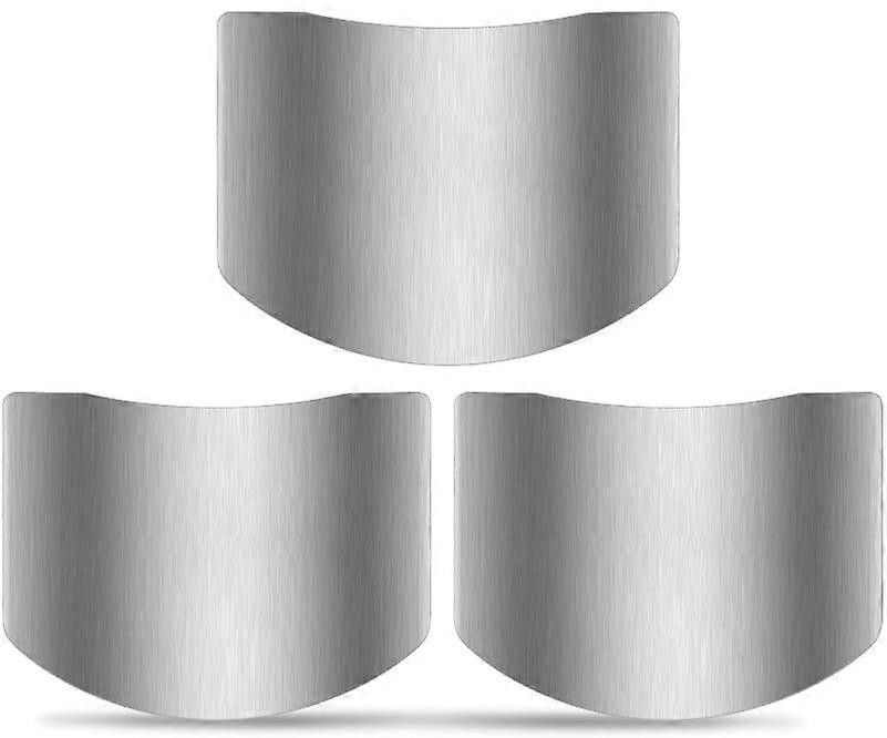 Finger Guard for Cutting Stainless Steel 3 Pack Adjustable Kitchen Safety Protector for Knives