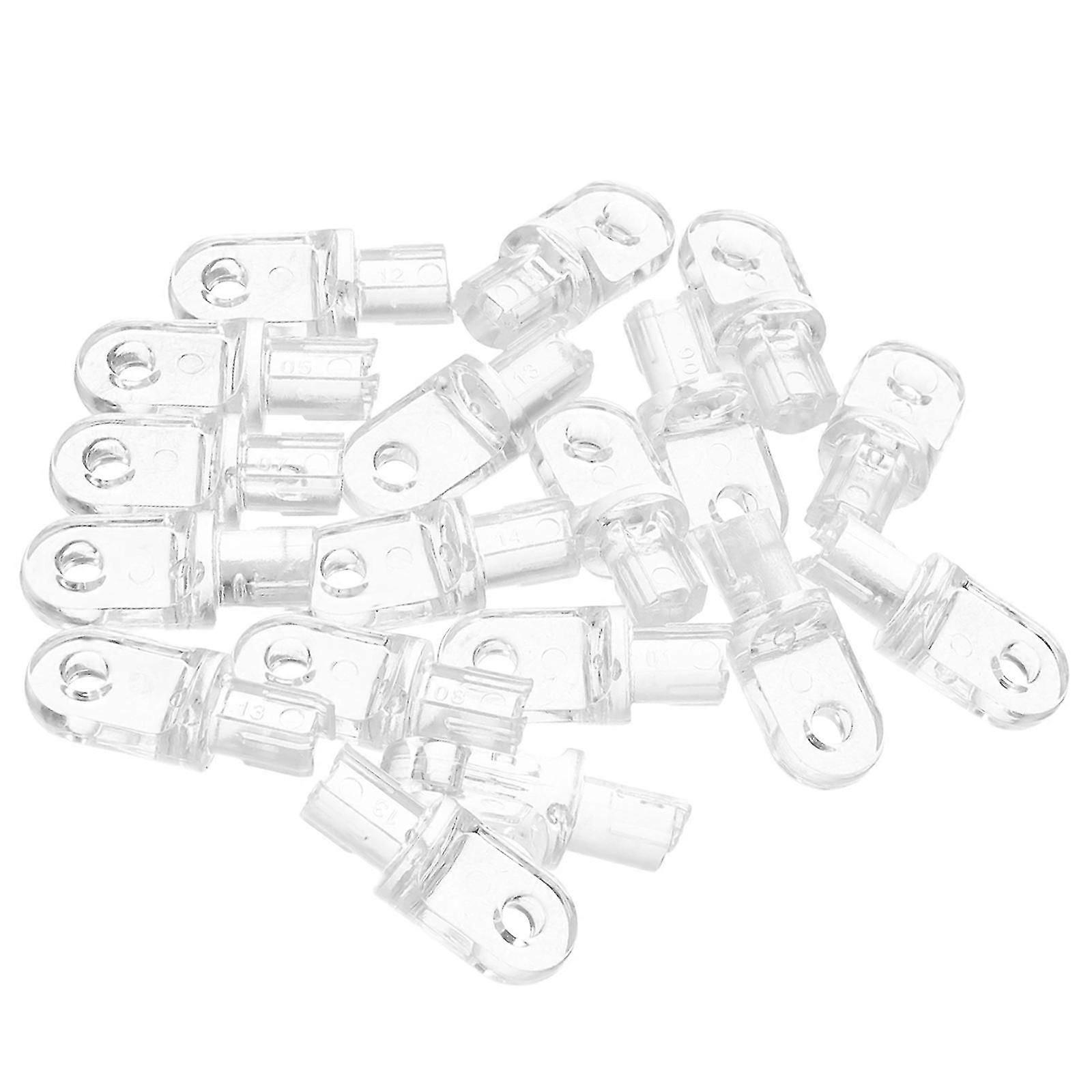 Blind Wand Tip Replacement Hardware Clear Plastic for Blinds 20Pcs