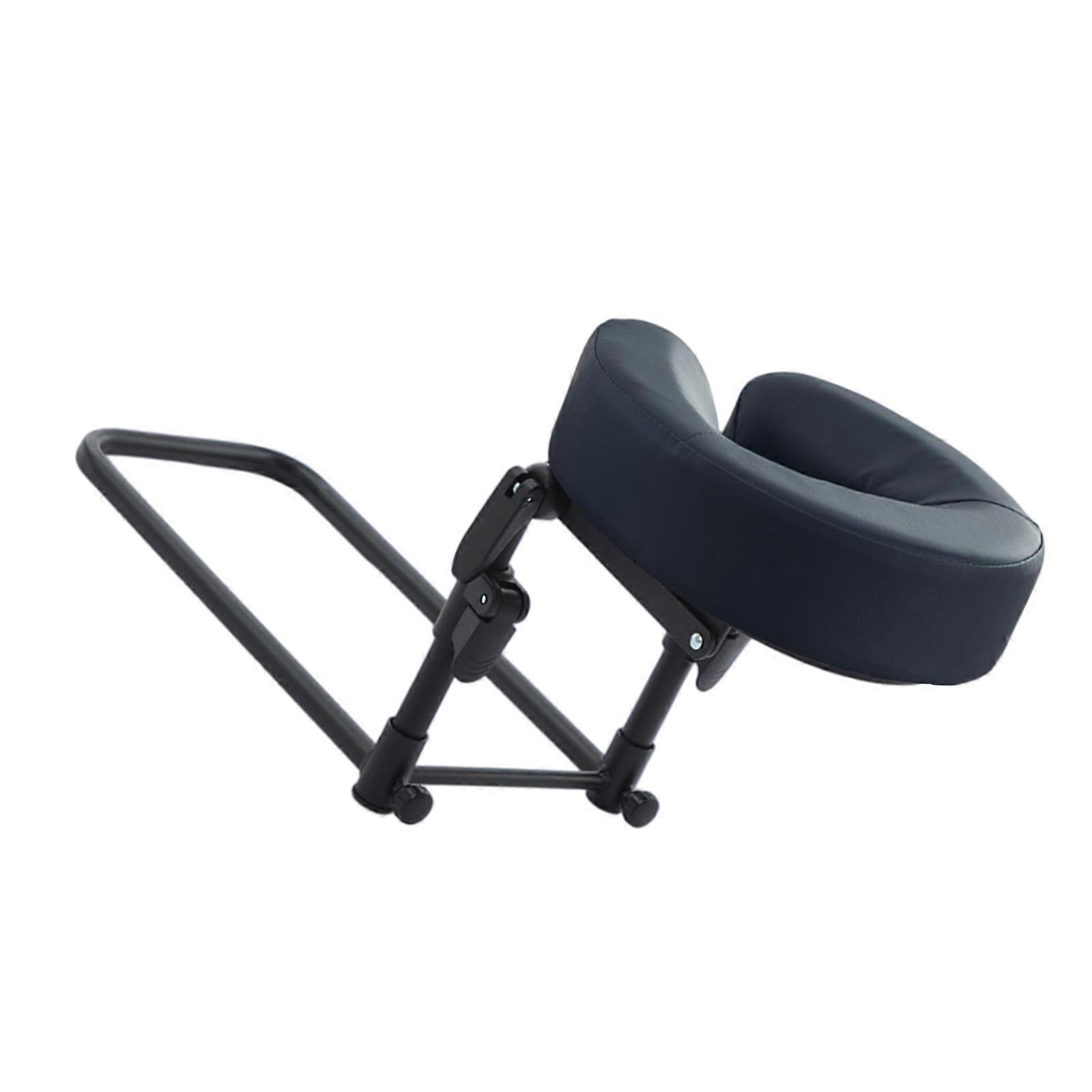 Easy Installation Foldable Head Suspension Pillow Featuring Easy Setups for Immediate Neck Comfortable Support  gray blue