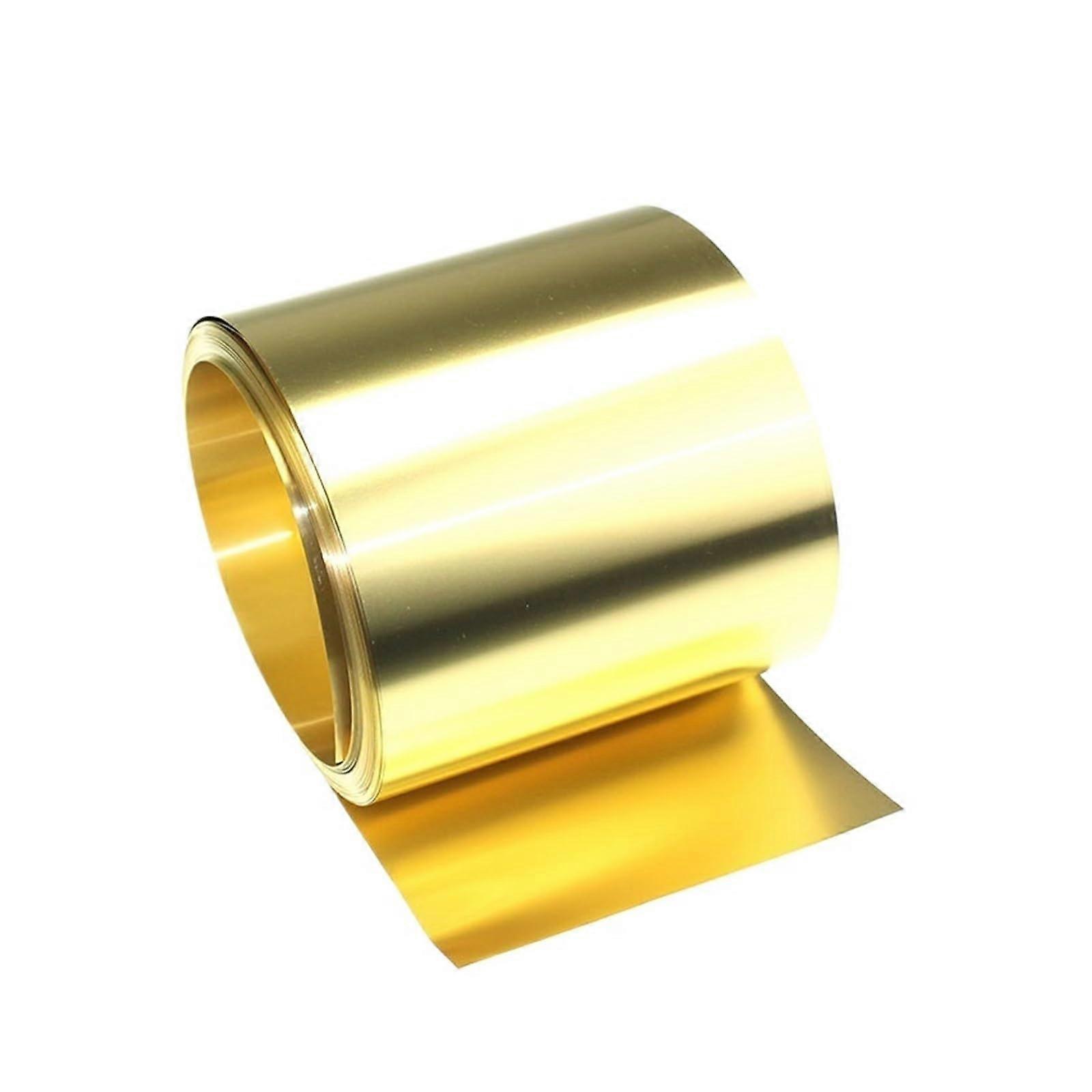 Brass Shim Sheet 0.5mm Thin Metal Foil Plate for Precise Thickness Selection and Smooth Surface Finish