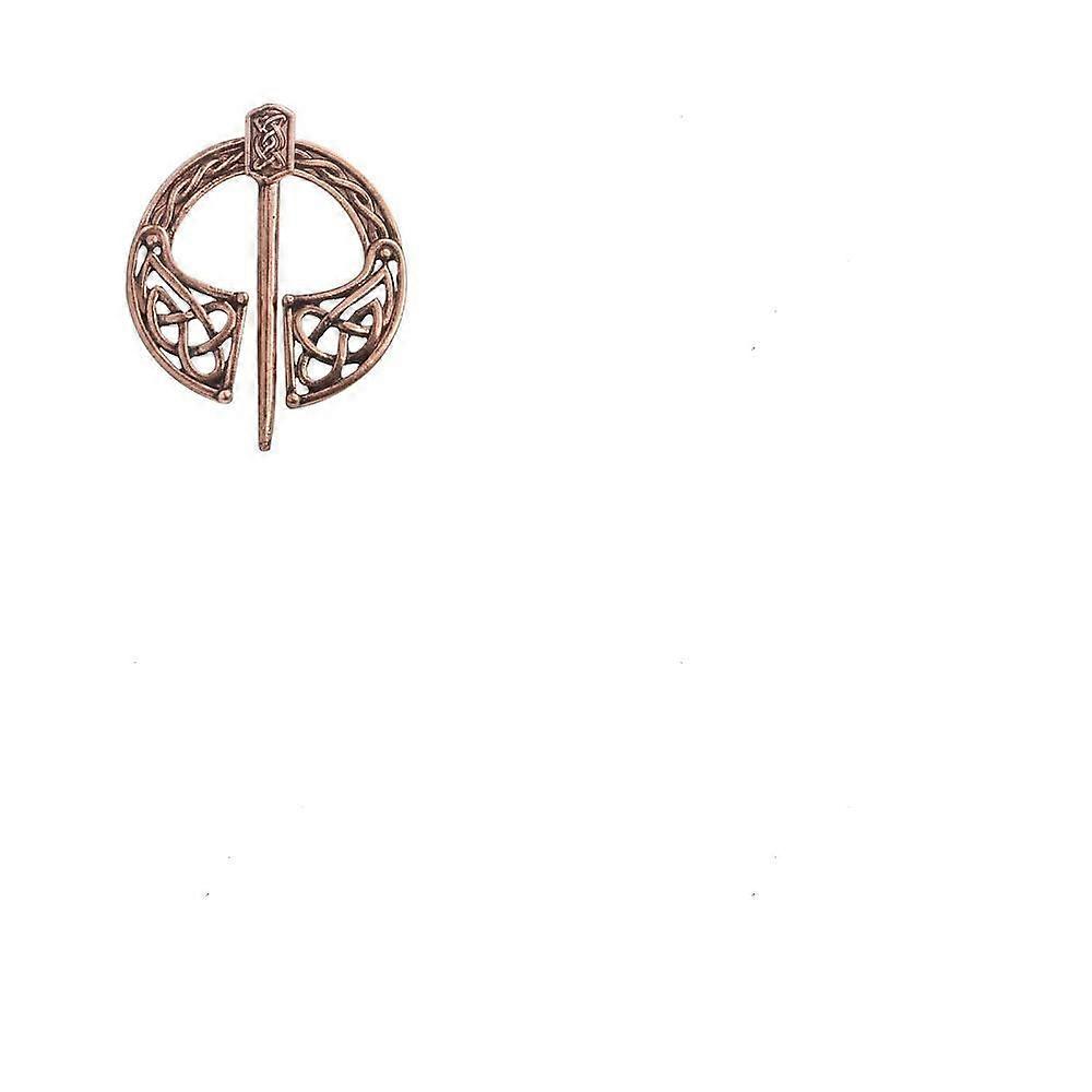 2pcs Alloy Lapel Pins Red Copper 48.25x38.09mm