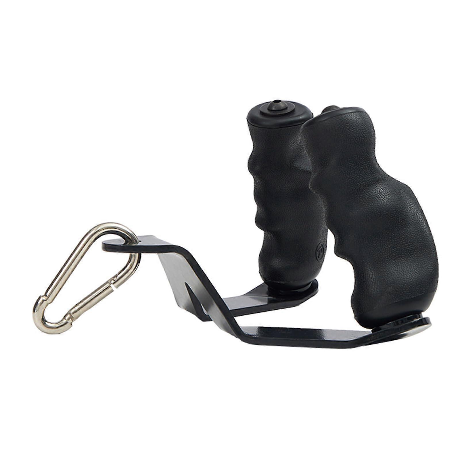 Ergonomic Double Rowing Handle Cable Machine Attachment for Arm Back Shoulder Strength Training