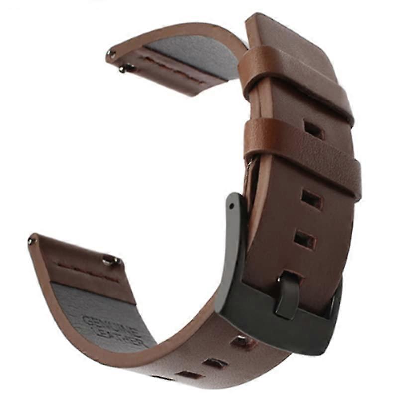 Leather Band Quick Release Adjustable Strap for Garmin Vivoactive 3 Elegant Wrist Fit