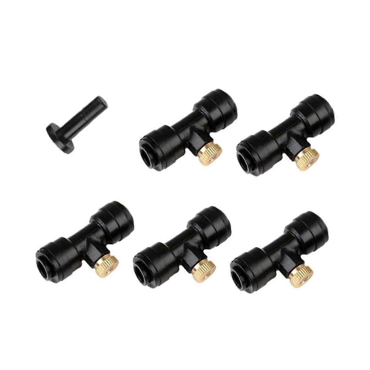 Brass Misting Nozzle Outdoor Cooling System with AntiClog Design and RustResistant Fine Spray