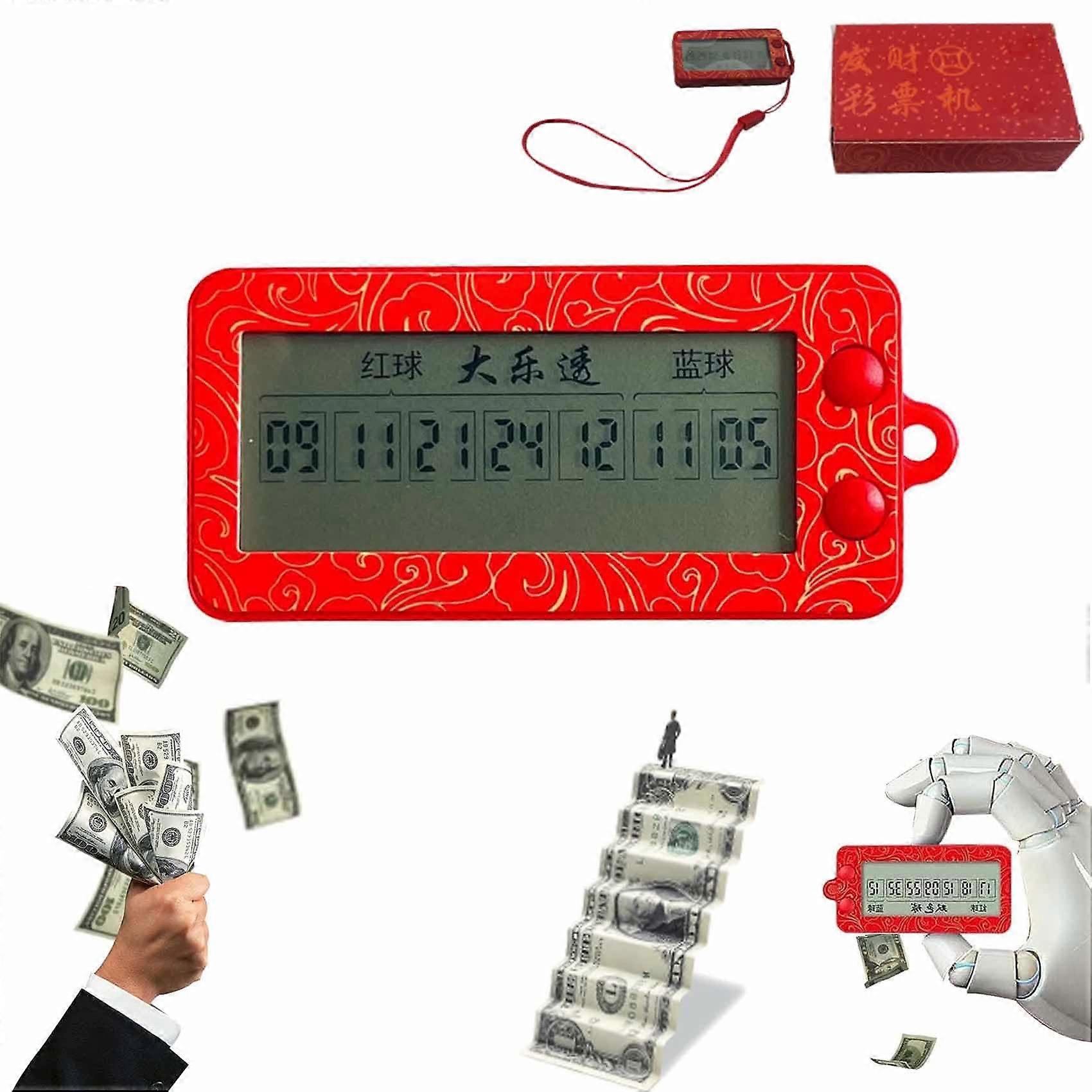 AI Lottery Number Picker with Precision Algorithm Single Unit Easy Carry Compact Design 1pcs