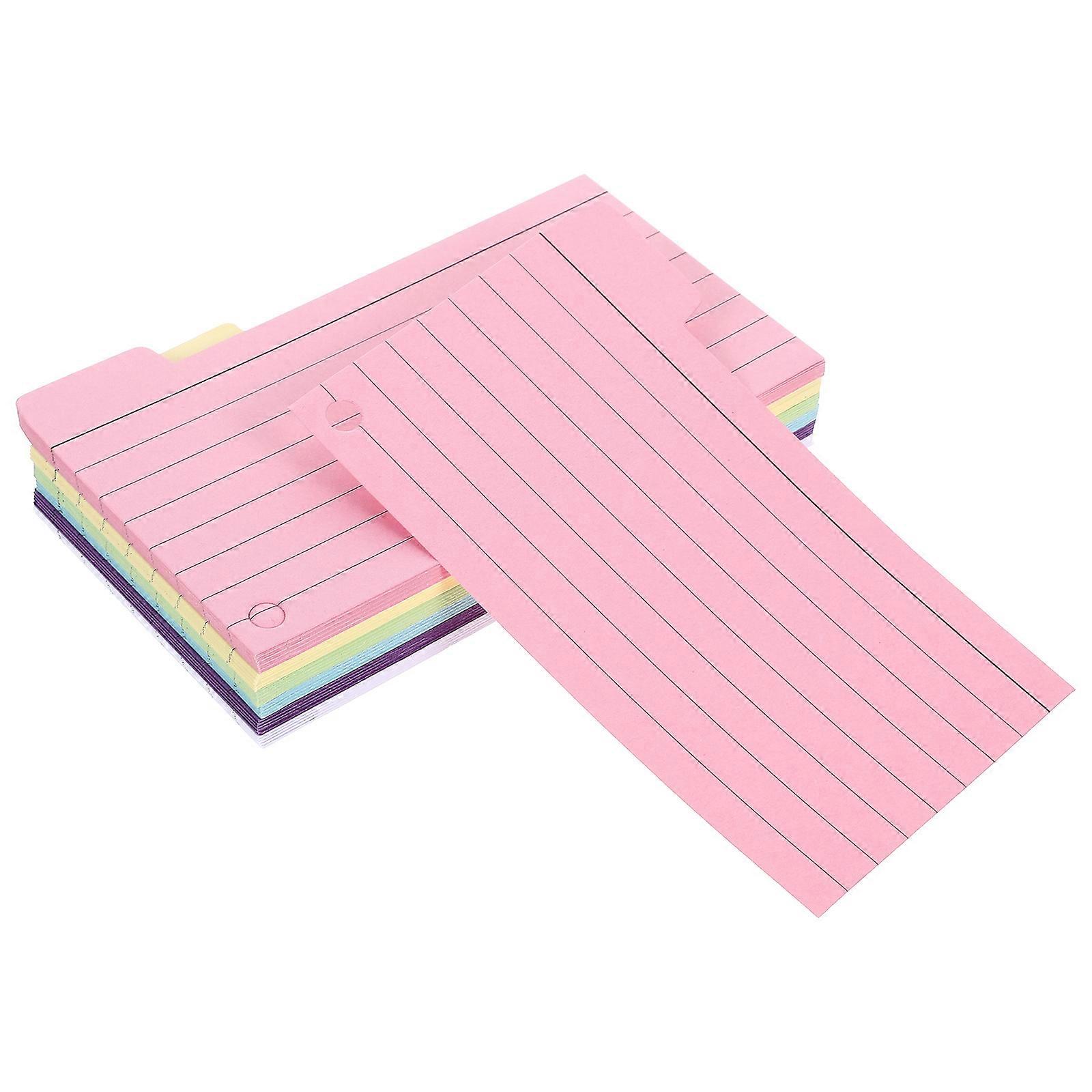 Paper Note Cards Memo Pads for Study Learning 6Pcs Office Pads