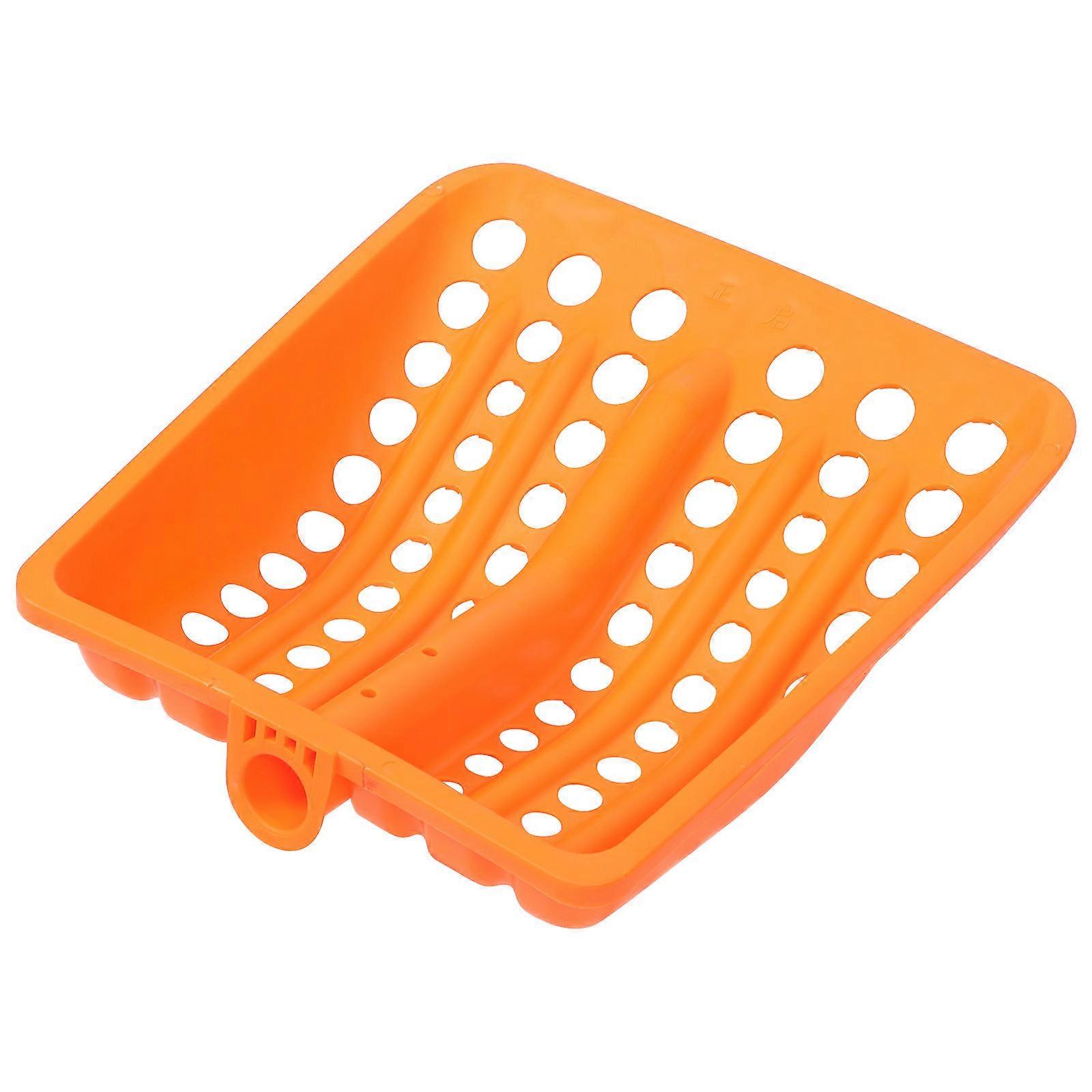 Orange Plastic Head Replacement for Outdoor Grain Sifting Use