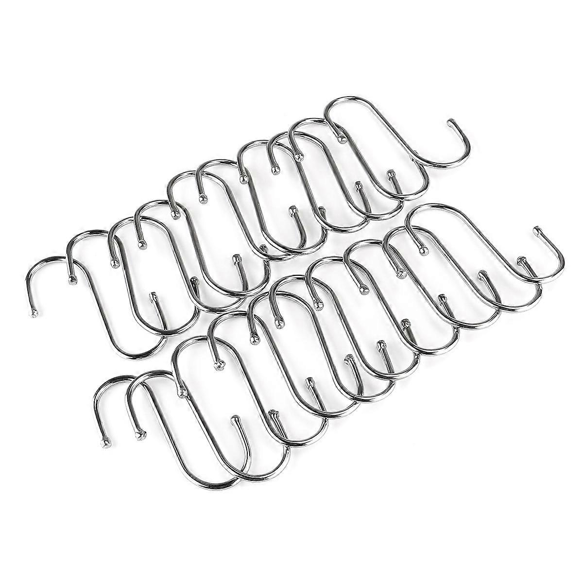 Metal Hanger Hook for Hanging Clothes and Hat with 20Pcs Set