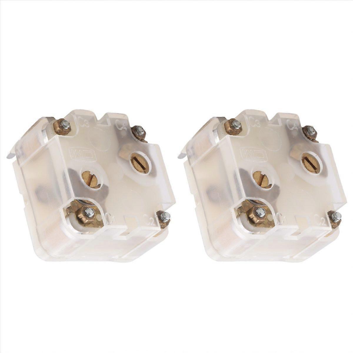 2 Pcs 223F Style Dual 20pF Variable Capacitor for FM Radio