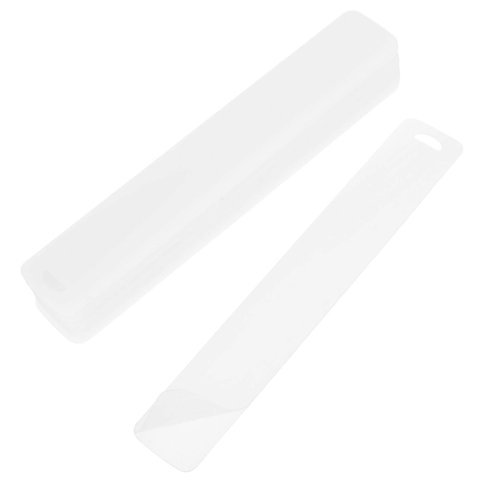 Transparent Acrylic Blank Wedding Place Cards for Table Seating 25Pcs Set