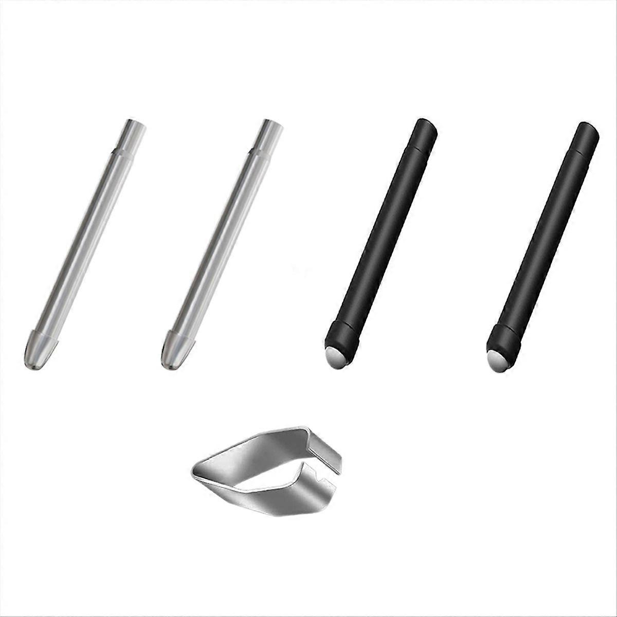 Titanium Pen Tips + HB Pen Tips Realititcs Pencil Nibs for 