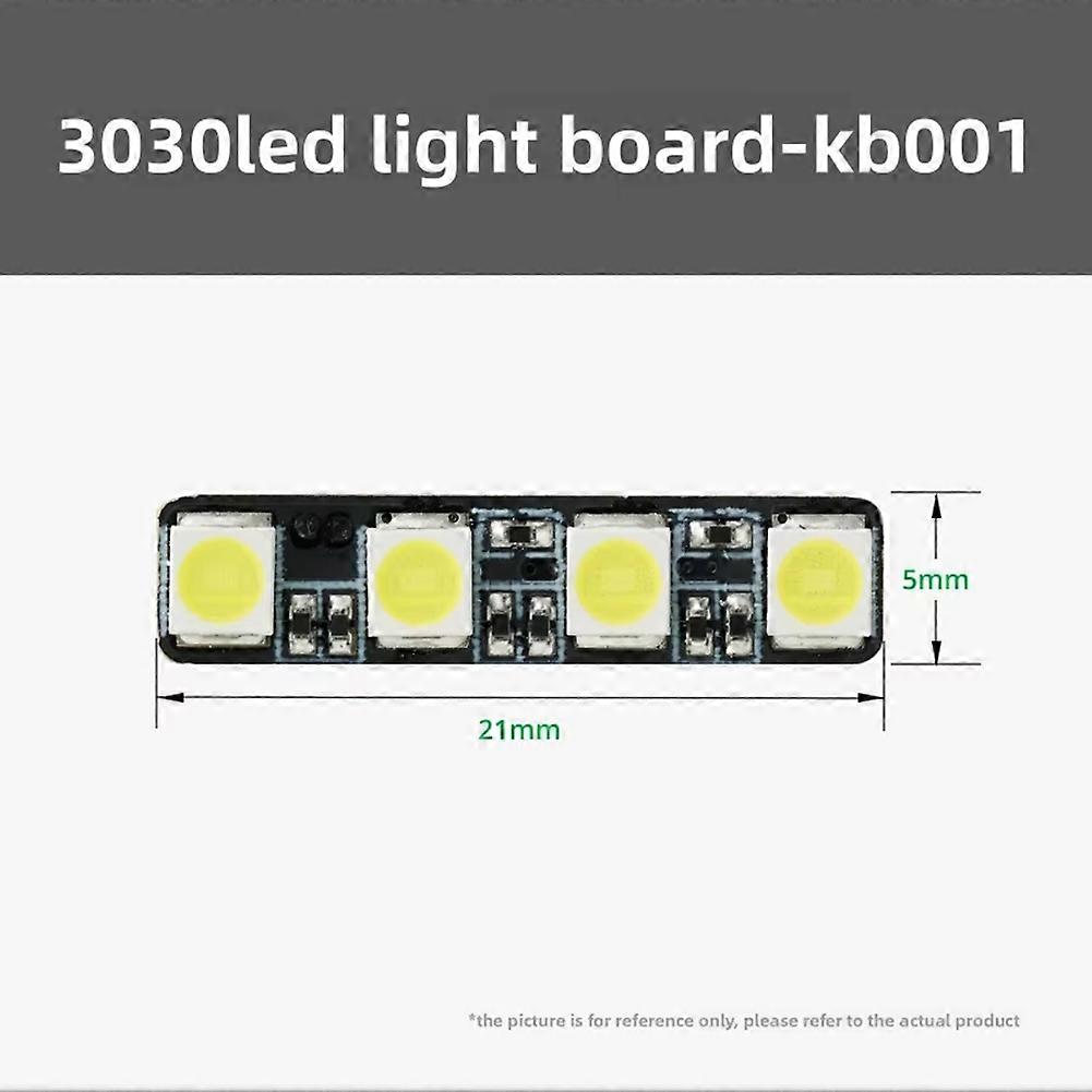 2pcs for Bambu Lab 3D Printing Model Standard Parts LED Light Board Rectangular Version KB001