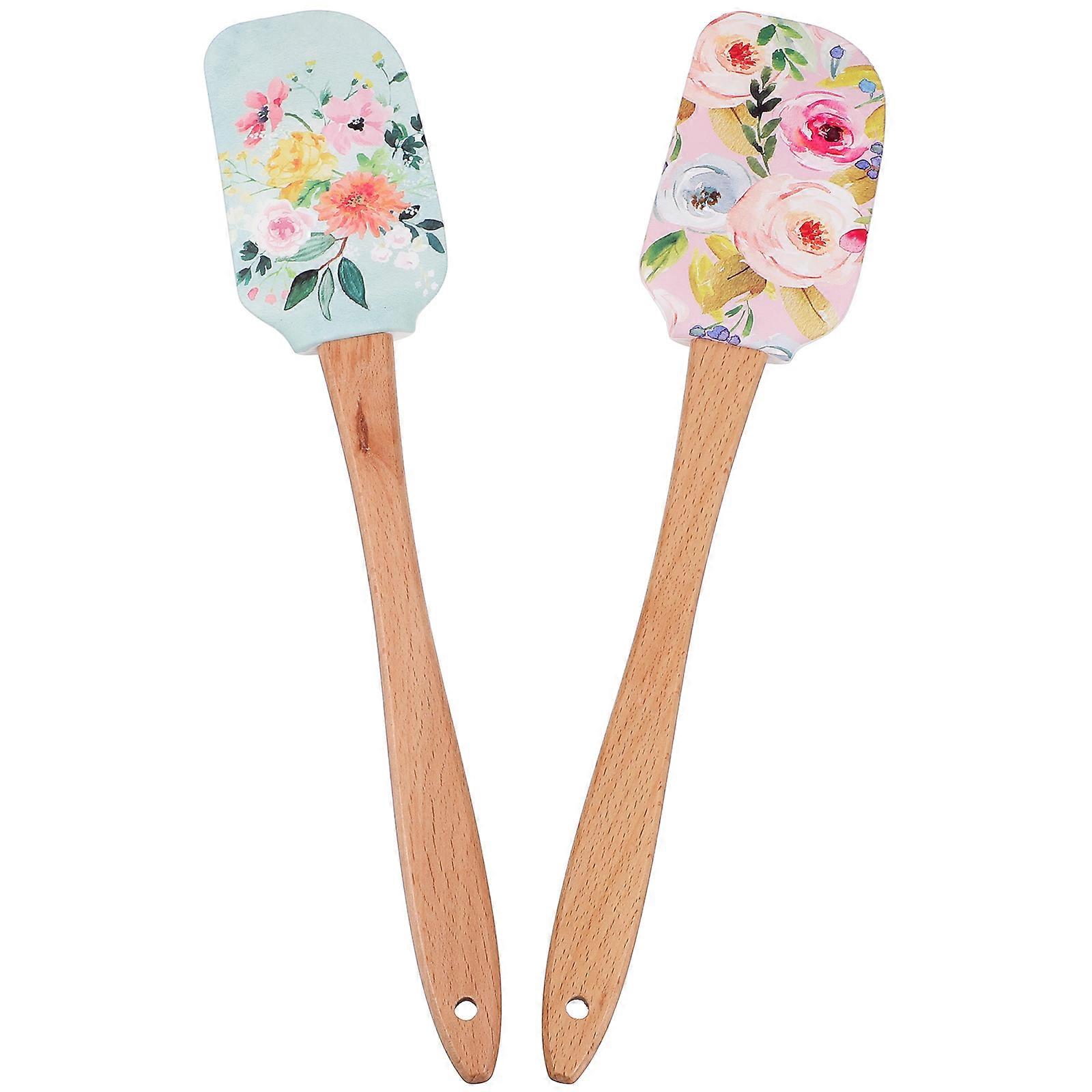 Cake Tools Silicone Spatulas for Baking Kitchen 10Pcs Assorted Color