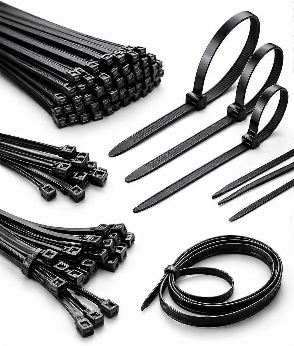 100pc Cable Ties, Adjustable Fasteners for Cable Management and Organization