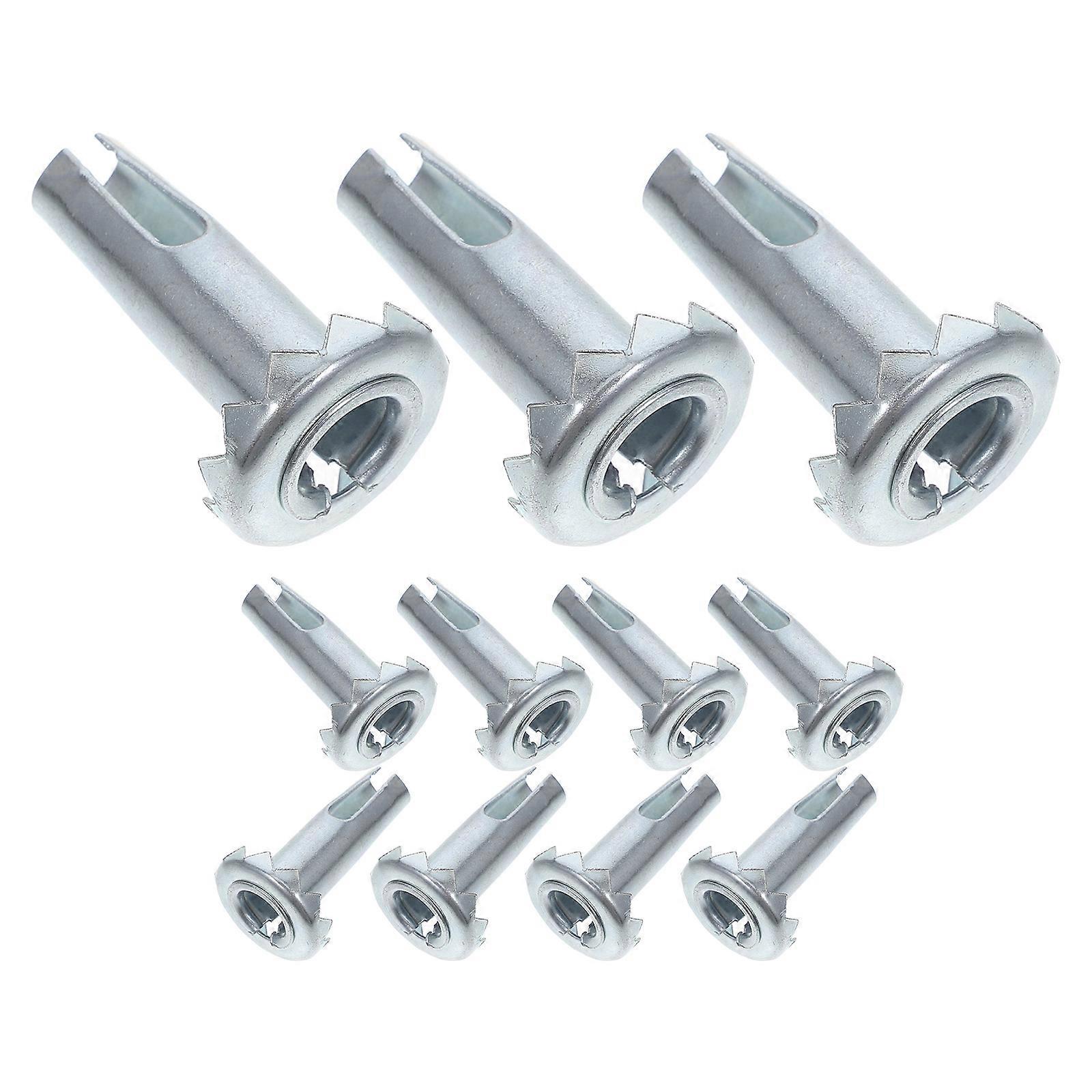 Furniture Caster Sockets Iron Insert for Stem Caster 24Pcs Replacement
