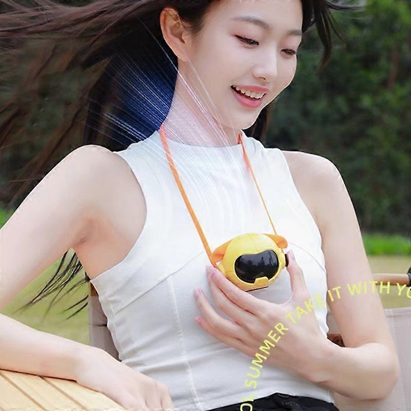Portable Hanging Neck Pudding Electric Fan