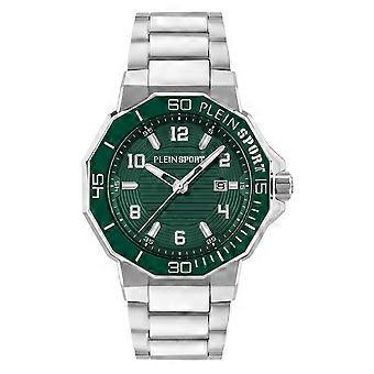 Plein Sport Men's Analog Quartz Watch TITAN 3H PSUGA0426 Stainless Steel