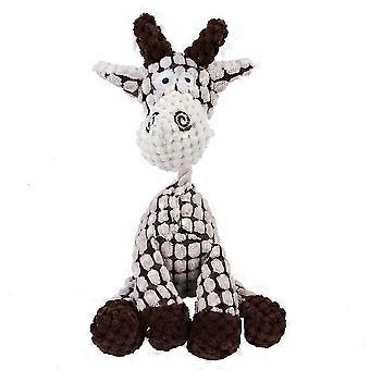 Donkey Shape Chew Toy Plush Squeaky Dog Toy Aggressive Chewers Interactive Stuffed Animal Teething Toy for Small Medium Dogs,dbIAOS