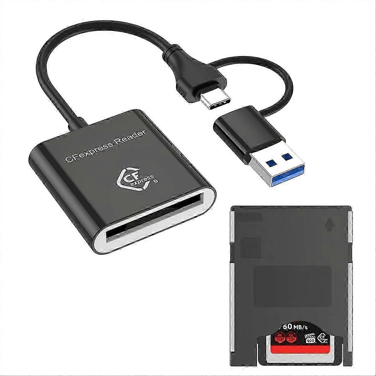 USB 3.2 CFexpress Type B Card Reader 10Gbps for SLR