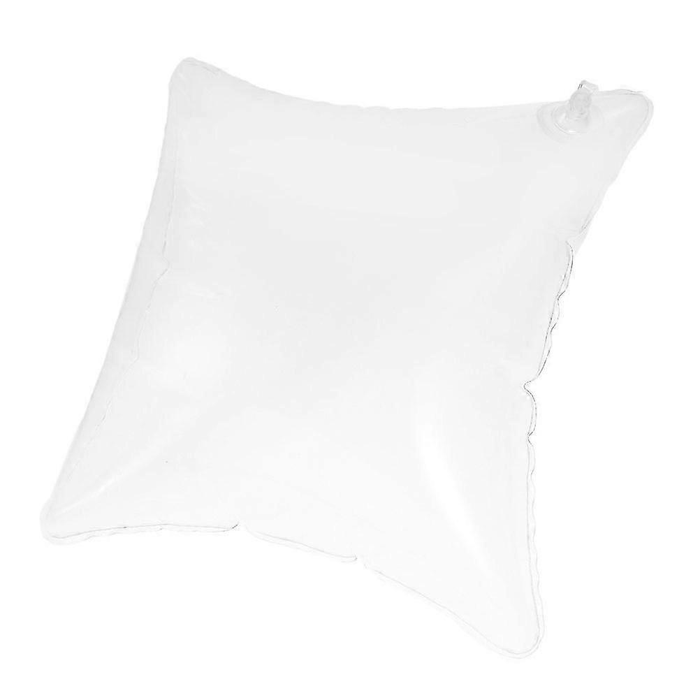Transparent Inflatable Lumbar Support Pillow for Outdoor Camping
