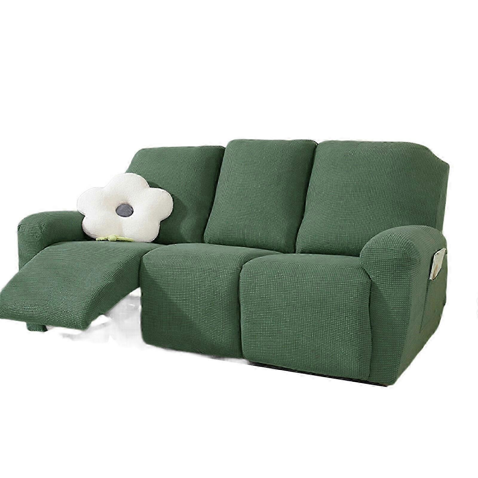 Classical 3 Seater Sofa Wrap Couch Protector Soft Touching Fabric Easy Maintenance Optional Colo