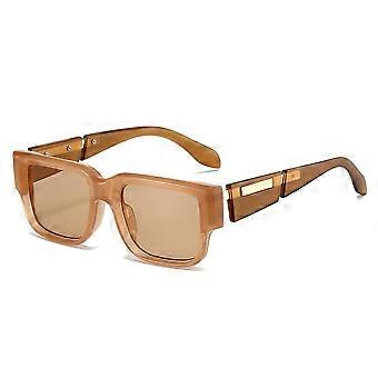 Thick Frame Square Frame Retro Minimalist UV400 Sunglasses