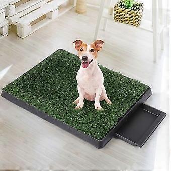 Indoor Dog Potty Grass - 3-Layer Training Solution for Apartments, Odourless & Easy Clean-Up, Non-Toxic