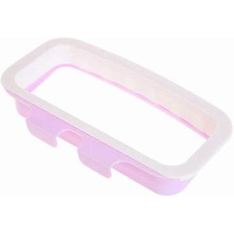 Kreative Küche Hängende Plastikmüllsack Rack Schrank Müllsack Halter, Heckklappe Stil Lagerung Müllsack Rack SchrankLila-2PCS