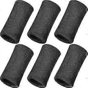 6 Inch Wrist Sweatband Sport Wristbands Elastic Athletic Wrist Bands For Sports -N
