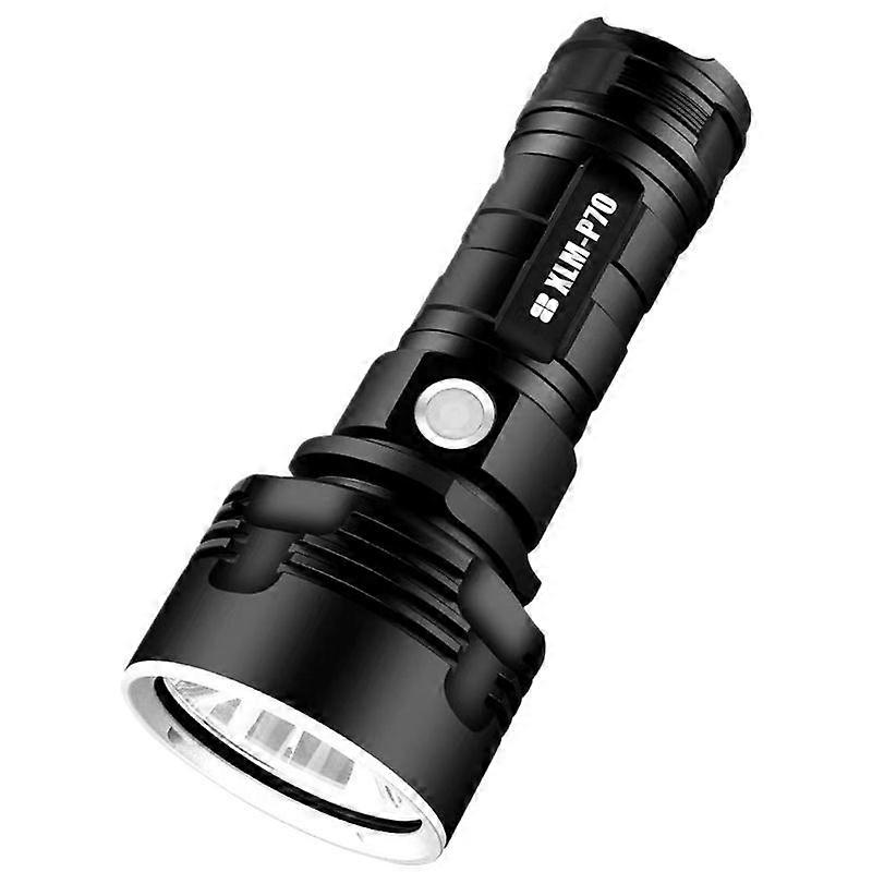 P70 LED Rechargeable Flashlight Long Range Tactical Torch