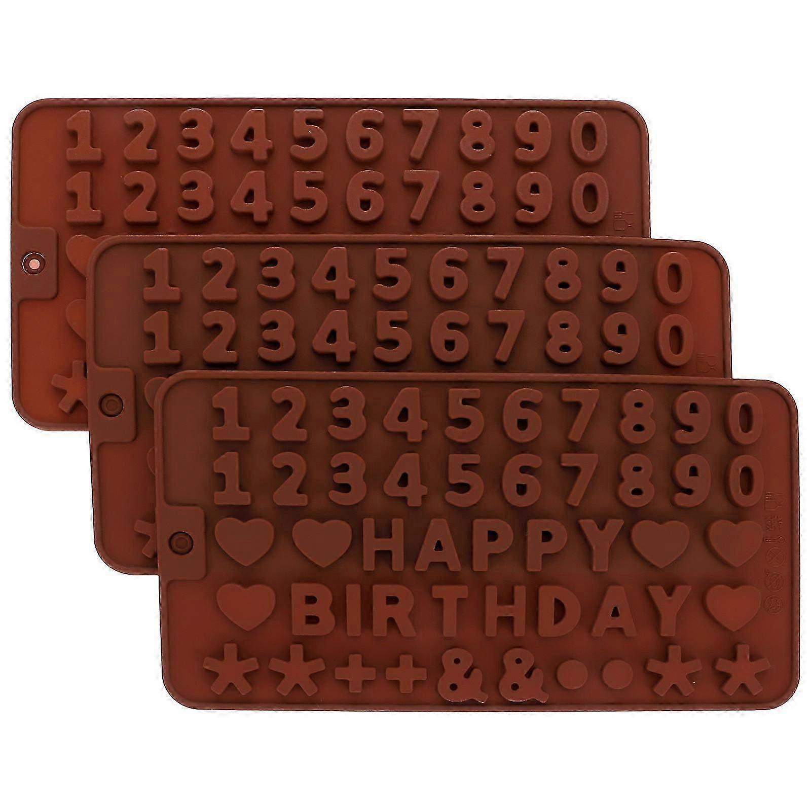 Mold Silicone Candy Mold for Baking Use 3Pcs