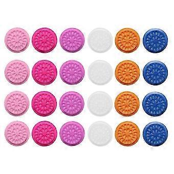 60PCS Eyelash Grafting Glue Trays, Flower Lash Glue Holders compatible with Eyelash Extension Tools