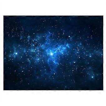 PVC Adhesive Star Dust Aquarium Fish Tank Background Poster Backdrop Decoration Paper(122*50cm)
