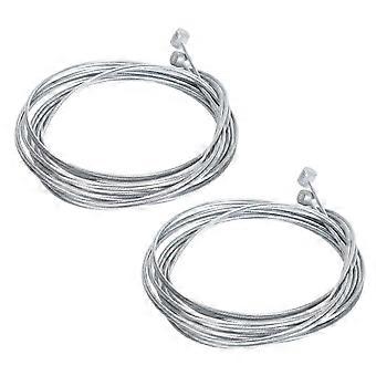 Cable de freno para bicicleta de 1,5 mm y 1800 mm, acero inoxidable con revestimiento de zinc, para bicicletas de montaña y carretera (10 unidades).