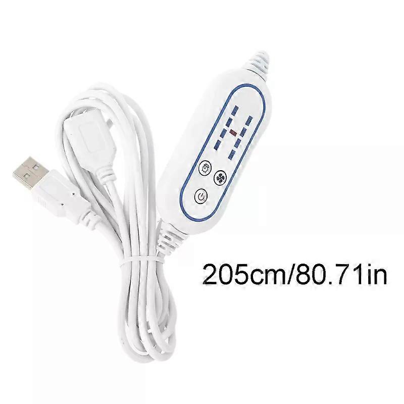 Universal USB Remote Control Adjustable 4 Speed with 2-8 Hours Timing Function