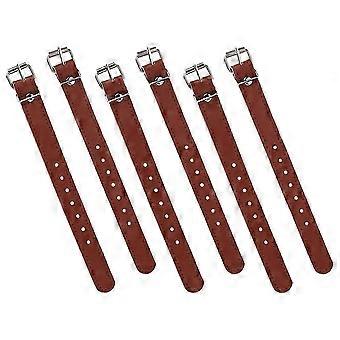 3 Pairs of Adjustable Bike Front Basket Leather Strap Basket Strap for Cycling Bike Basket Strap PC