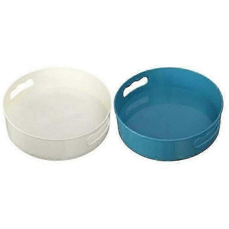 2pcs 360 Degree Rotating Tray Multi-function Kitchen Cosmetic Organizer Rack