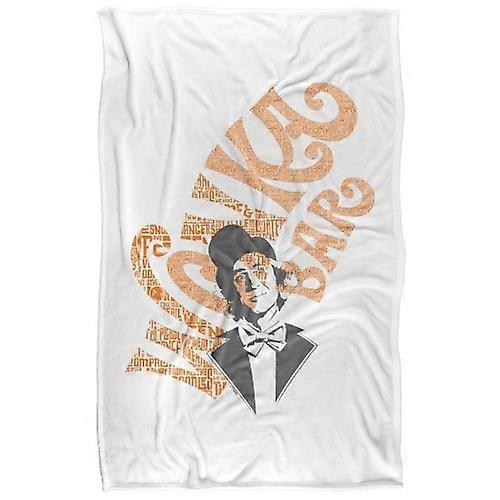 Willy Wonka & The Chocolate Factory Wonka Bar Soft Touch Blanket