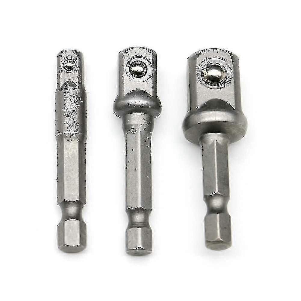 Drill Nut, Driver Power, Extension Set- Socket Hex, Shank Adapter For Drills