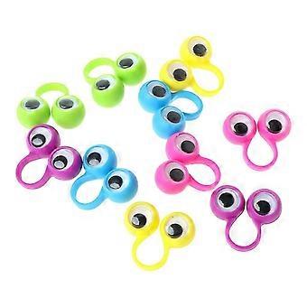3D-Augen-Fingerpuppen für Kleinkinder, 10-teiliges Partyspielzeug