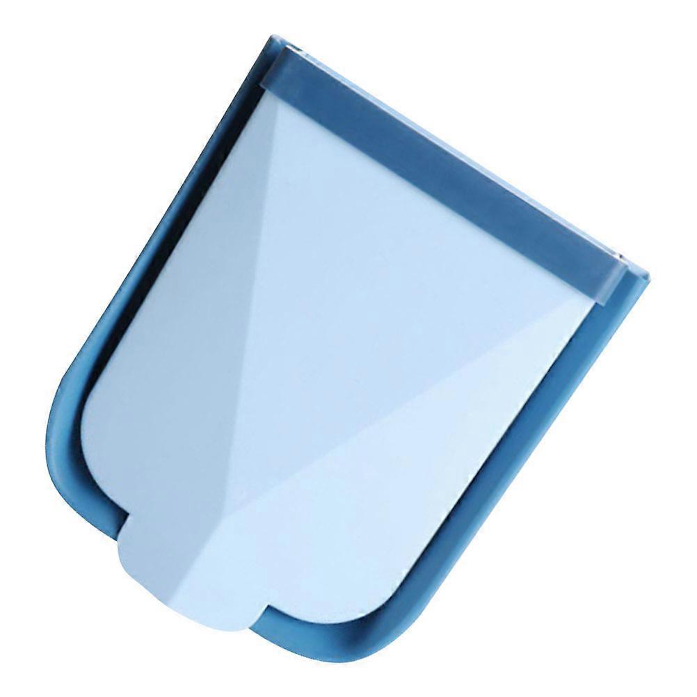 Garbage Bin Wall Mounted for Storage Use Creative Folding Trash Can