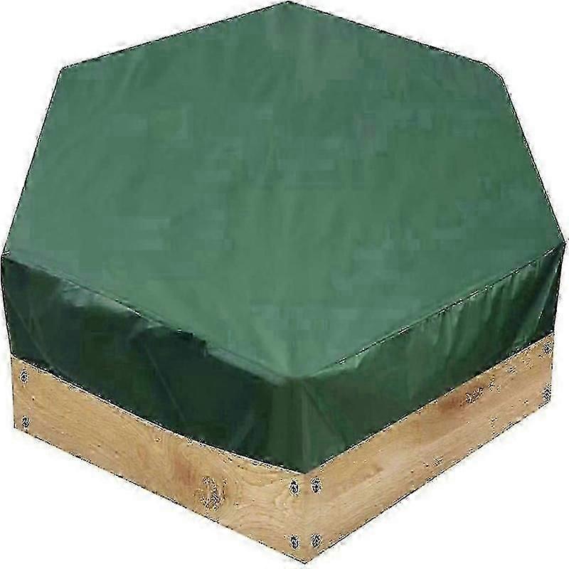 Hexagonal Dustproof Cover 230x200 cm for Sandbox with Drawstring